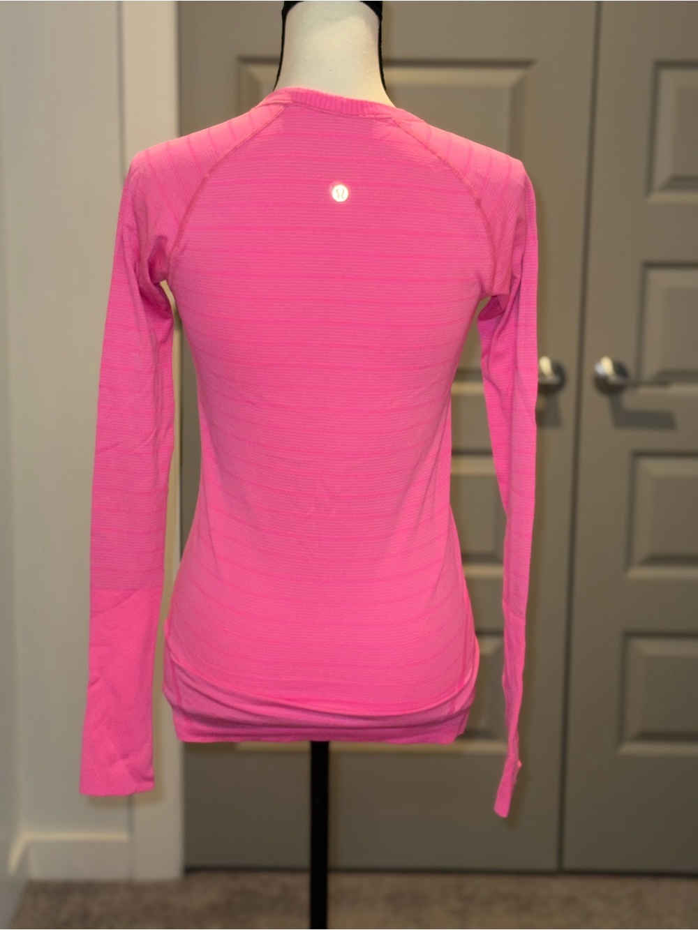 lululemon swiftly tech Hot Pink Seam-Detail Long Sleeve Top - Picture 2 of 5